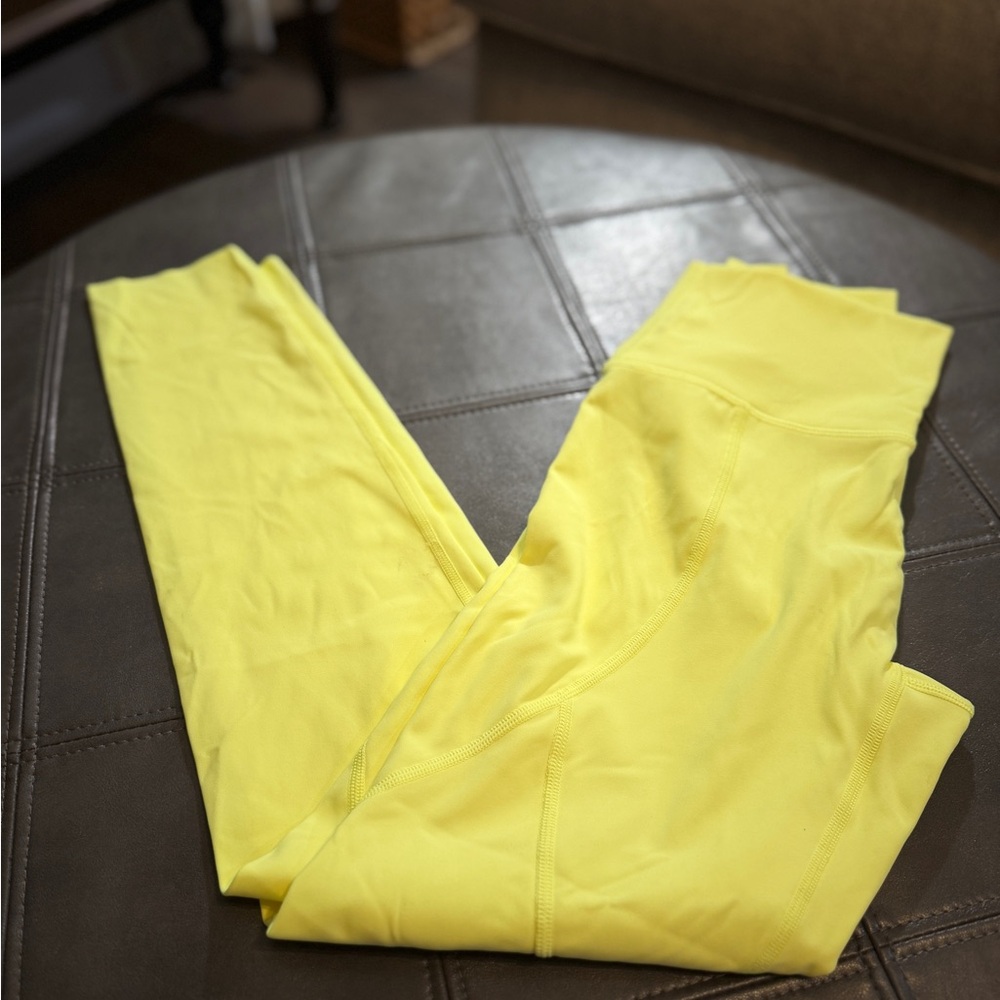 aerie Neon Yellow Active Leggings